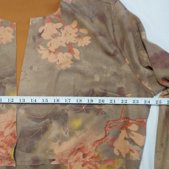 Amanda Green Floral Fall Lightweight Open Jacket, XXL - Picture 15 of 15